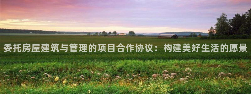 亚洲先锋娱乐招股：委托房屋建筑与管理的项目合作协议：构建美好生活的愿景