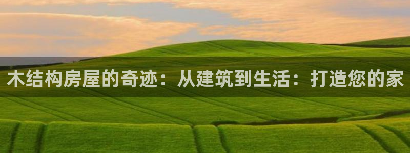 先锋方舟娱乐集团：木结构房屋的奇迹：从建筑到生活：打造您的家