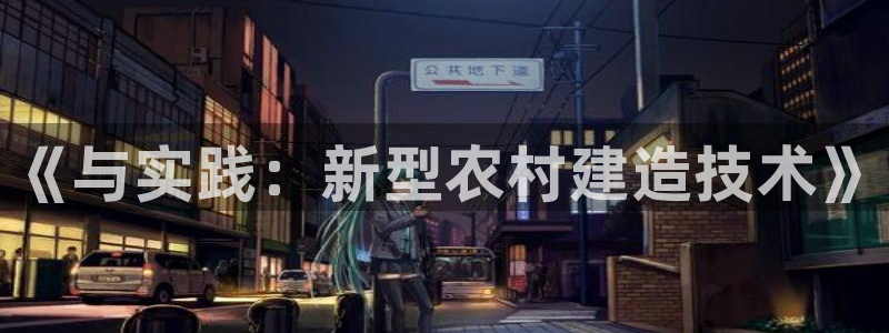先锋娱乐体育：《与实践：新型农村建造技术》