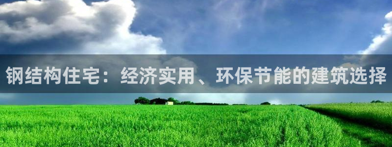 先锋方舟娱乐集团：钢结构住宅：经济实用、环保节能的建筑选择