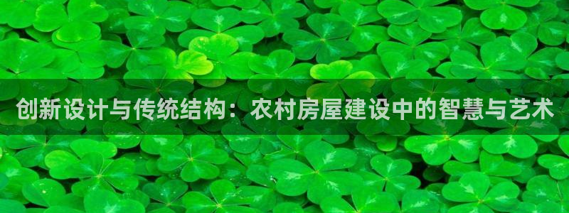 先锋娱乐体育：创新设计与传统结构：农村房屋建设中的智慧与艺术