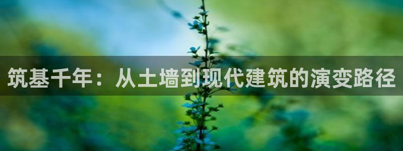 先锋娱乐集团：筑基千年：从土墙到现代建筑的演变路径